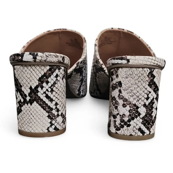 ROHB Willow Cream and Black Mules with Wedge Heel - Picture 7 of 12